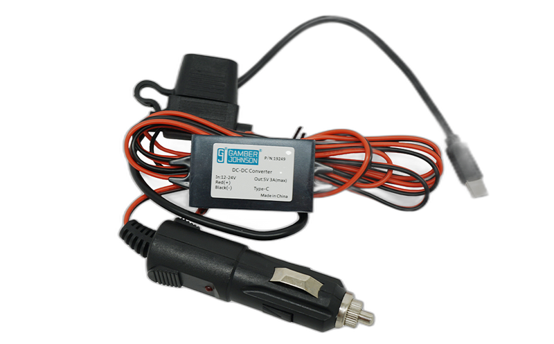 Power Supply 12-24 VDC 5V 3A Cig Plug USB-C