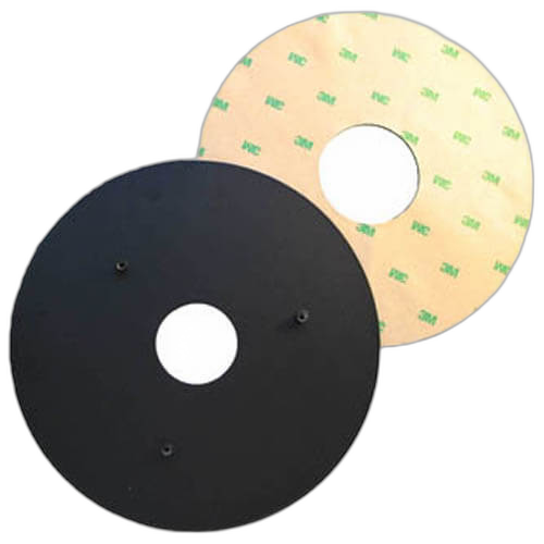 7″ Metal Base with Glue Pad for Round Payment Terminal Stands