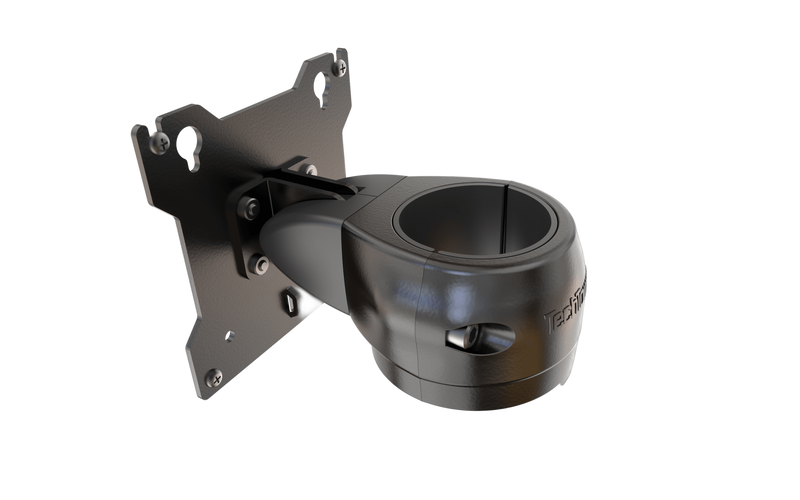 TechTower, Monitor Mount, Single Pivot with Rotating Pole Clamp
