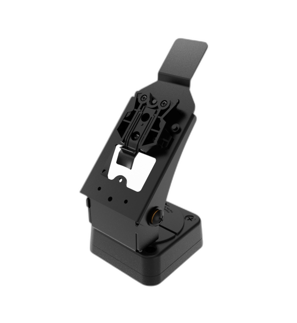 Square Base Metal Stand with EMV Card Clearance for Ingenico Lane 3000, Lane 3600, & 7000 Payment Terminals