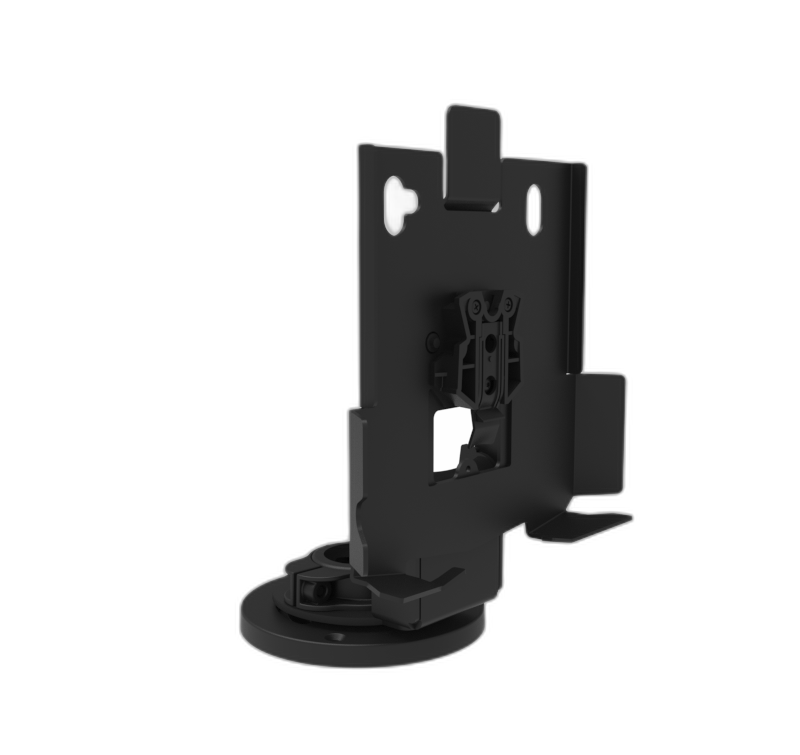 Round Base Metal Stand with EMV Card Clearance for Ingenico Lane 8000 Payment Terminals