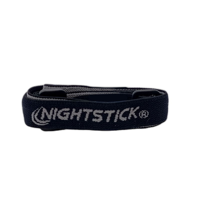 4500-ESTRAP: Black Elastic Head Strap with Non-Slip Lining