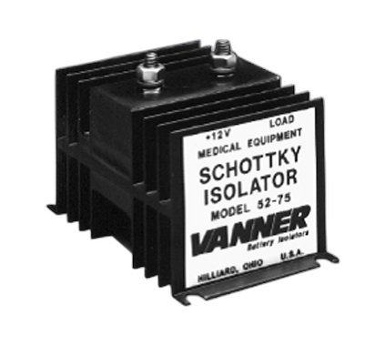 75 Amp Schottky Dual Battery Isolator
