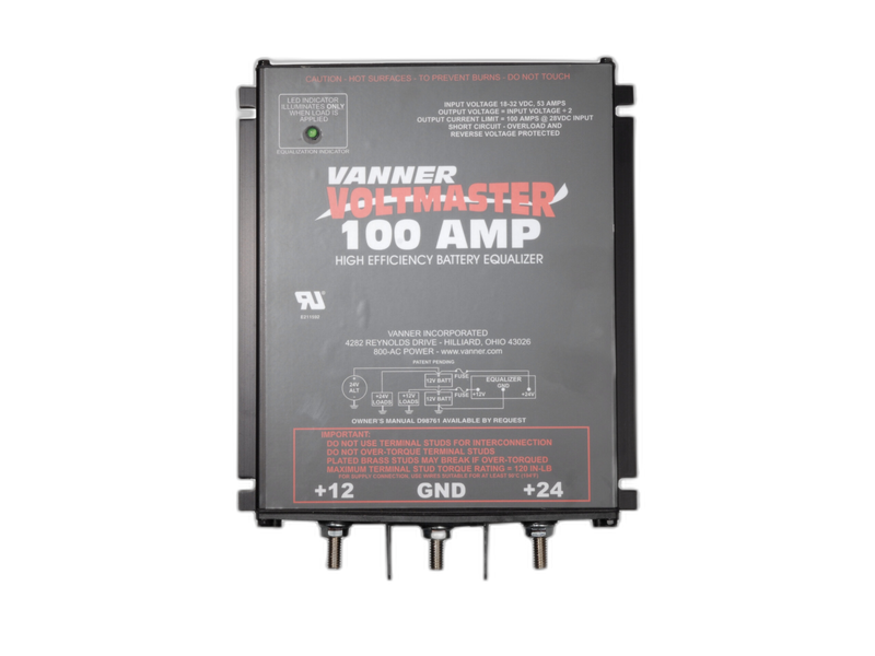 VoltMaster 66 Series Battery Equalizer With 20 to 32 VDC Input & 100 Amp Output