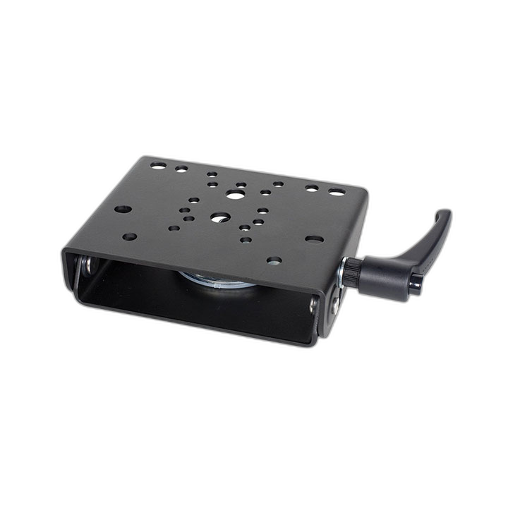 Short Clevis Tilt/Swivel Motion Attachment: VESA 75mm & Gamber-Johnson Hole Pattern
