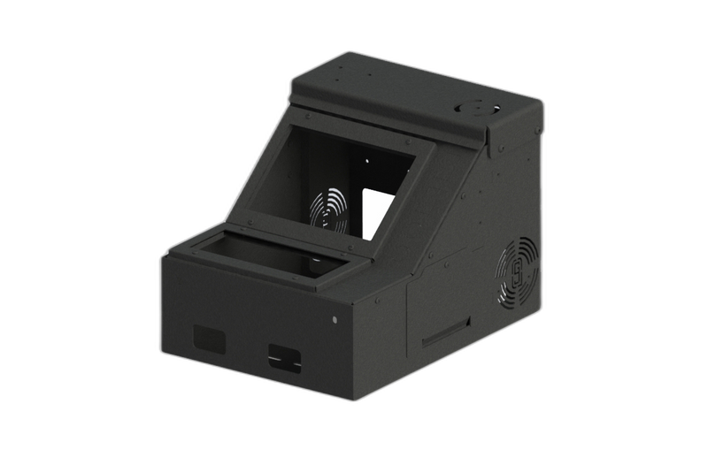 Workstation Console Box with 3″ and 5″ Mounting Openings