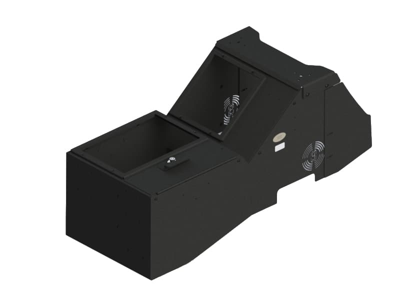 Gamber-Johnson 7160-1256: 2018-2020 Ford F-150 Police Responder, 2015-2020 Ford F-150, 2017-in“2022 F-250-550, & 2018-2021 Ford Expedition Vehicle Specific Console