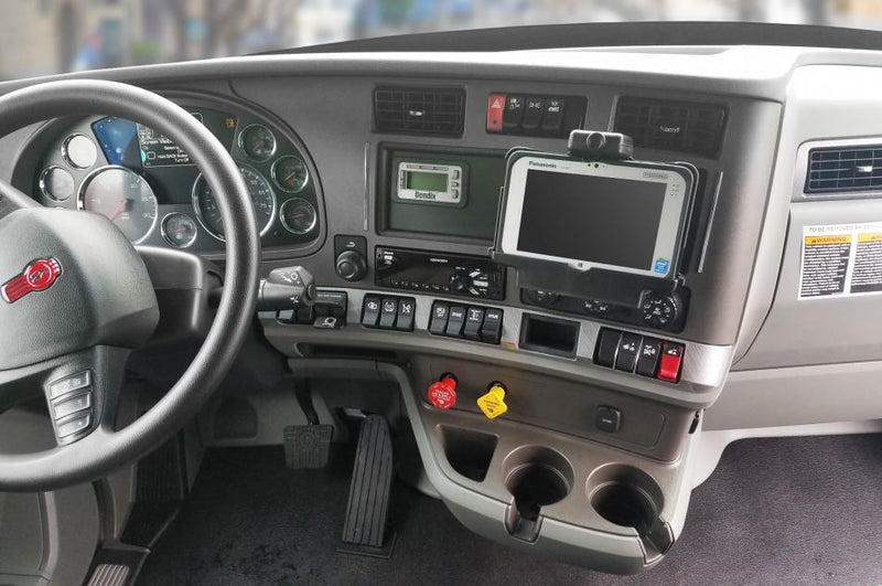 Gamber-Johnson 7160-1283-01: Kenworth T680/T880 Dash Mount with Tilting Bracket