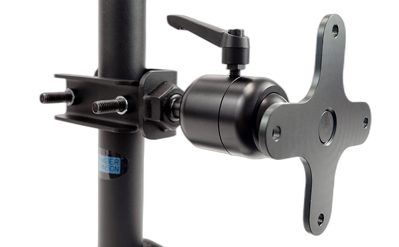 Zirkona 3/4″ to 1-7/8″ Pole Mount with VESA 75mm Mounting Plate