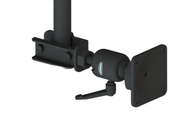 Zirkona – 3/4″ to 1-7/8″ Pole Mount with VESA 75mm Quick Release Plate