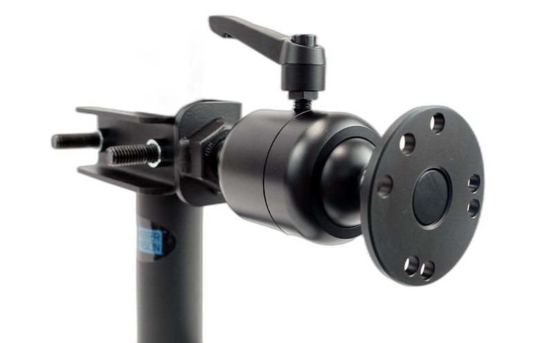 Zirkona 3/4″ to 1-7/8″ Pole Mount with AMPS/NEC Mounting Plate