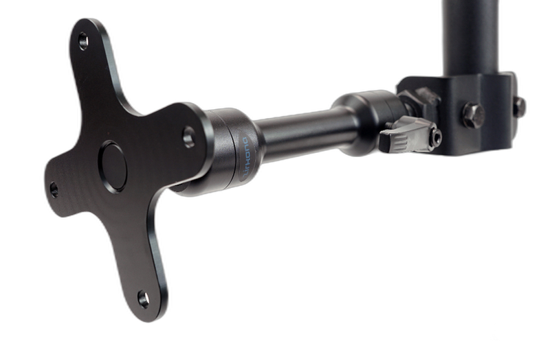 Zirkona 3/4″ to 1-7/8″ Pole Mount with 6″ Medium Dog-Bone and VESA 75mm Plate