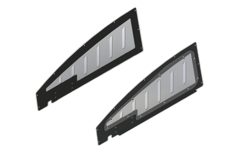 2011+ Dodge Charger Poly Window Guards
