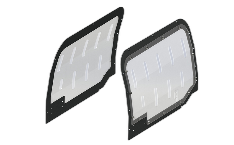 2015+ Ford F-150 Poly Window Guards