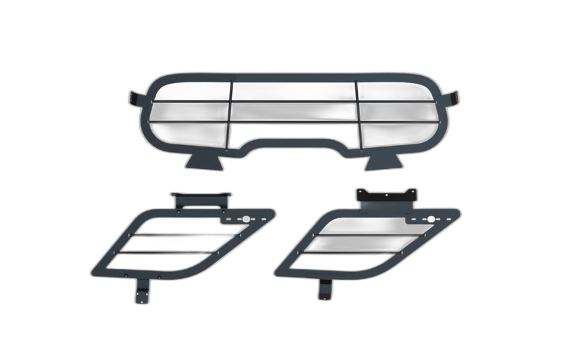 Ford Police Interceptor® Utility Cargo Window Guards – Bars with Lightbar Cutout
