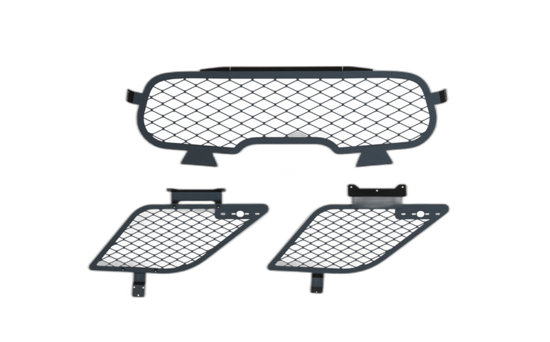 Ford Police Interceptor® Utility Cargo Window Guards – Diamond Mesh with Lightbar Cutout