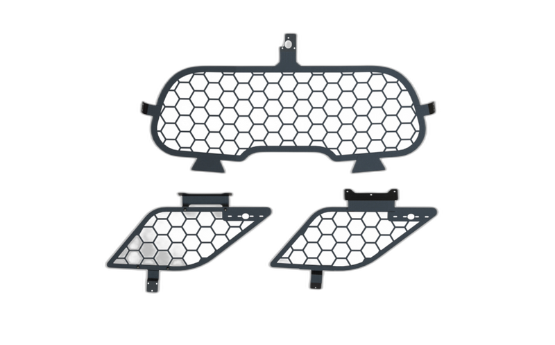 Ford Police Interceptor® Utility Cargo Window Guards – Hex Mesh