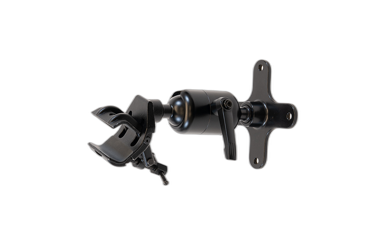 Zirkona Screw Clamp, Large 2-Down with Brake, and VESA 75mm Device Plate