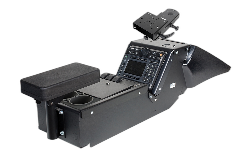 2011-2020 Dodge Charger Police Package Console Box, Cup Holder, Armrest and Mongoose® Motion Attachment Kit