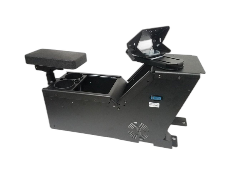 2012-2019 Ford Police Interceptor® Utility Console with Cup Holder, Armrest and TS5 Motion Attachment Kit