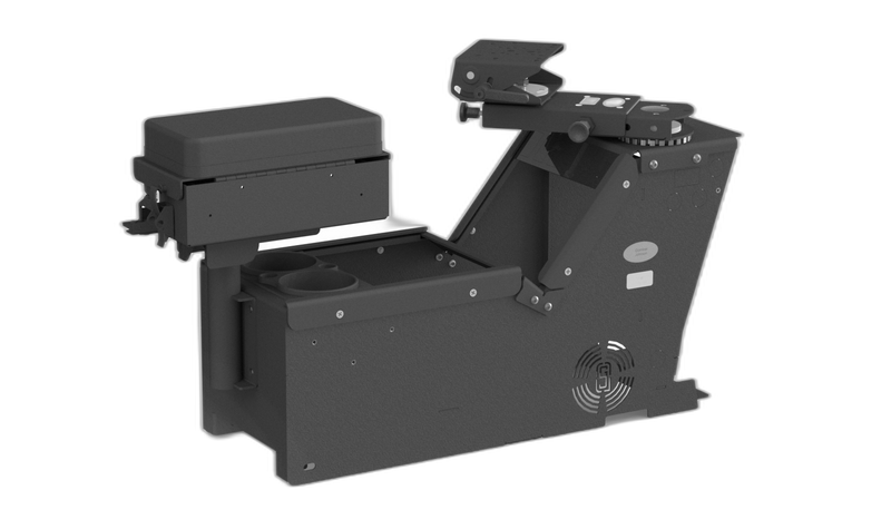2012-2019 Ford Police Interceptor® Utility Console with Cup Holder, Printer Armrest, and Mongoose® Motion Attachment Kit