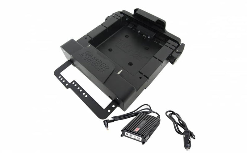 Gamber-Johnson 7170-0530: Kit: Zebra ET50/51 55/56 10″ Powered Cradle with Lind Auto Power Supply