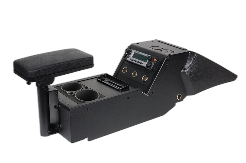 2011-2020 Dodge Charger Police Package 10.5″ Console Box, Cup Holder and Armrest Kit