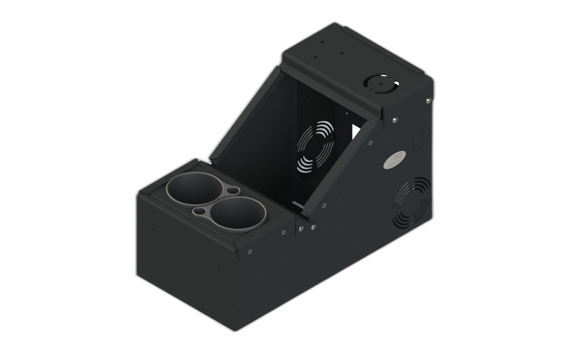 Short Universal Sloped Console with Cup Holder
