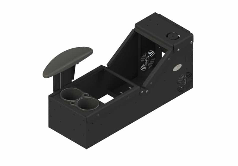 Gamber-Johnson 7170-0579-00: Kit: Universal Sloped Console with Cup Holder