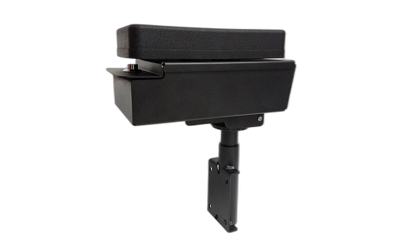 Breakaway Armrest Lockbox with Vertical Surface Mount