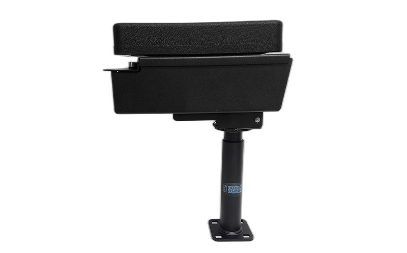 Breakaway Armrest Lockbox with DS-LOWER-7 Pole (tall)