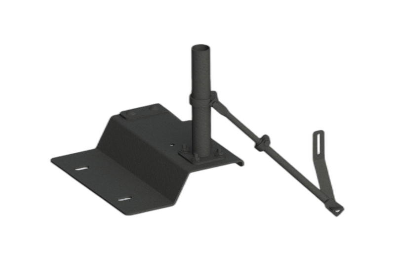 2015+ Ford F-150, 2017+ Super Duty F-250 – F-550 Transmission Hump Vehicle Base with Support Brace and DS-LOWER-13