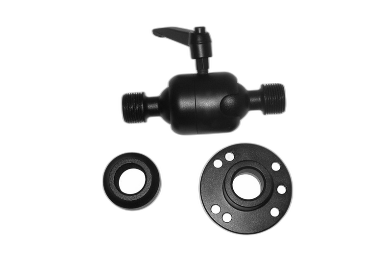 Zirkona Medium Joiner, Round Mounting Plate and Female Threaded Adapter Kit