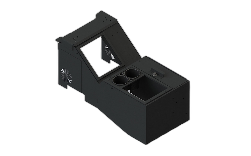 Ford Pickup Truck Console with Internal Cup Holder Kit