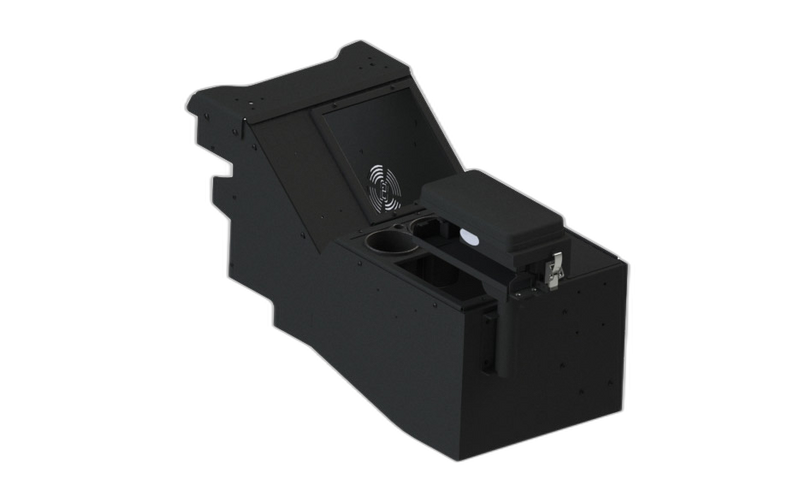 2017-2022 F-250-550 F-Series Vehicle Specific Console, Internal Cup Holder and Printer Armrest Kit