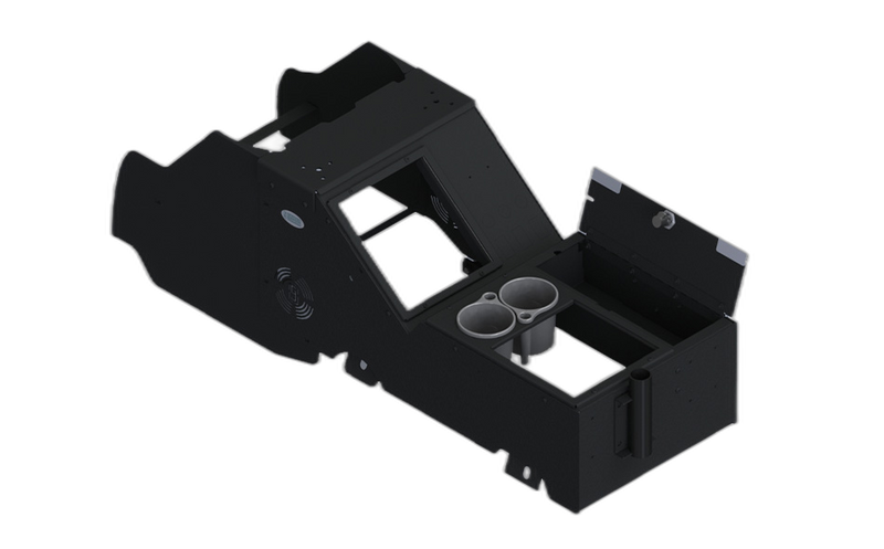 2021-2024 Chevrolet Tahoe Wide Body Console Box Kit with Cup Holder and Vertical Mount