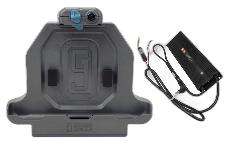 Zebra ET51/56 8″ SLIM Charging Cradle w/External LIND 20-60 VDC Isolated Power Adapter