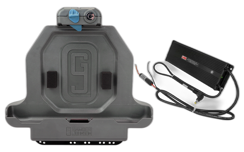 Zebra ET51/56 8″ SLIM Port Replication Docking Station w/External LIND 70-110 VDC Isolated Power Adapter