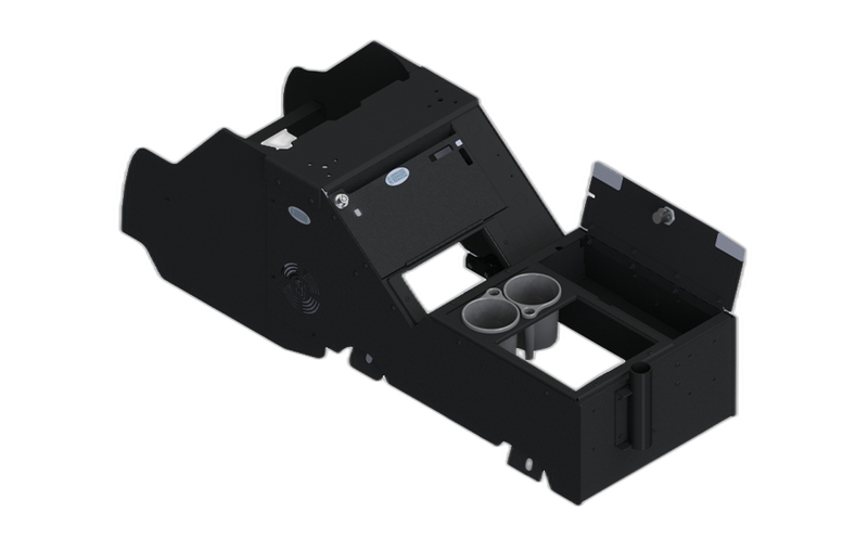 2021-2024 Chevrolet Tahoe Wide Body Console Box Kit with Internal Printer Mount, Cup Holder and Vertical Mount