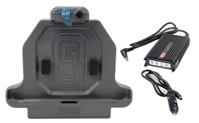 Zebra ET51/56 10″ SLIM Charging Cradle w/External LIND 11-16V Auto Power Adapter