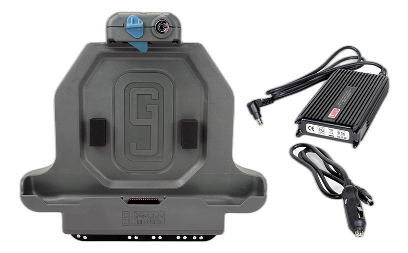 Zebra ET51/56 10″ SLIM Port Replication Docking Station w/External LIND Auto Power Adapter