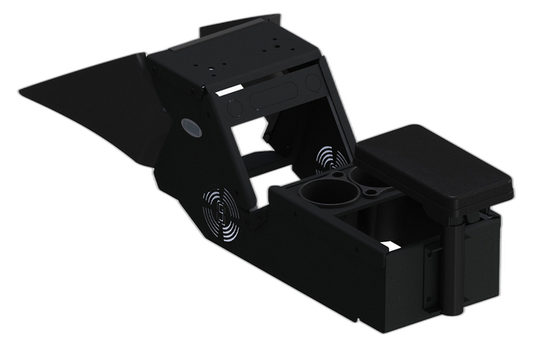 2021+ Dodge Charger Console Box (Short 10.5″) Kit with Cup Holder and Rear Armrest