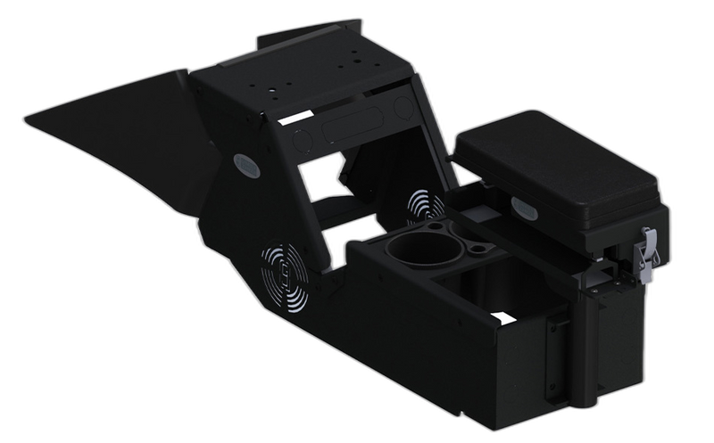 2021+ Dodge Charger Console Box (Short 10.5″) Kit with Cup Holder and Printer Armrest