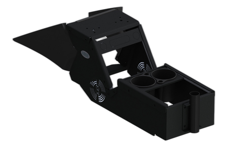 2021+ Dodge Charger Console Box (Short 10.5″) Kit with Cup Holder and Vertical Mount