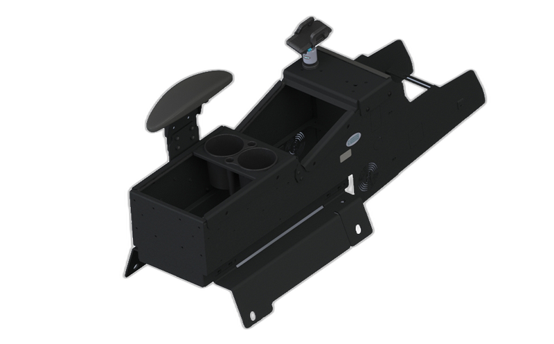 2021-2024 Chevy Tahoe Standard Width Console Box Kit with Magnetic Phone Holder, Side Armrest, and Cup Holder