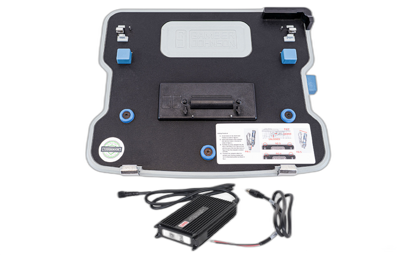 Panasonic TOUGHBOOK® 40 Docking Station with LIND 120W Auto Bare Wire Leads Power Adapter, Lite Port, No RF