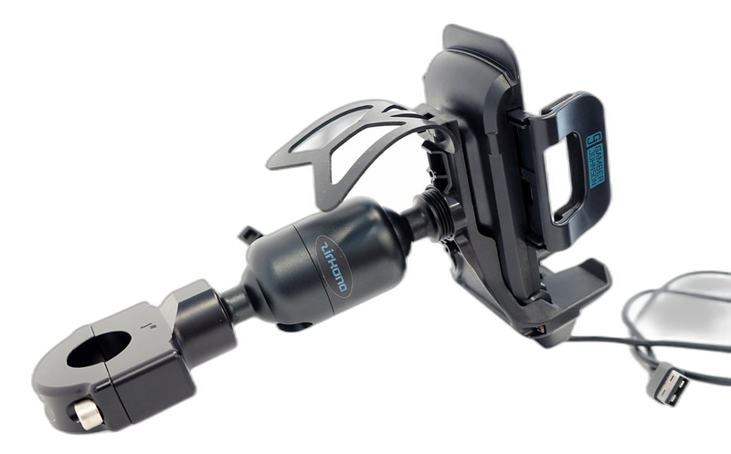 KIT: Universal Phone Charging Cradle with Zirkona Joiner and 1″ Round Clamp