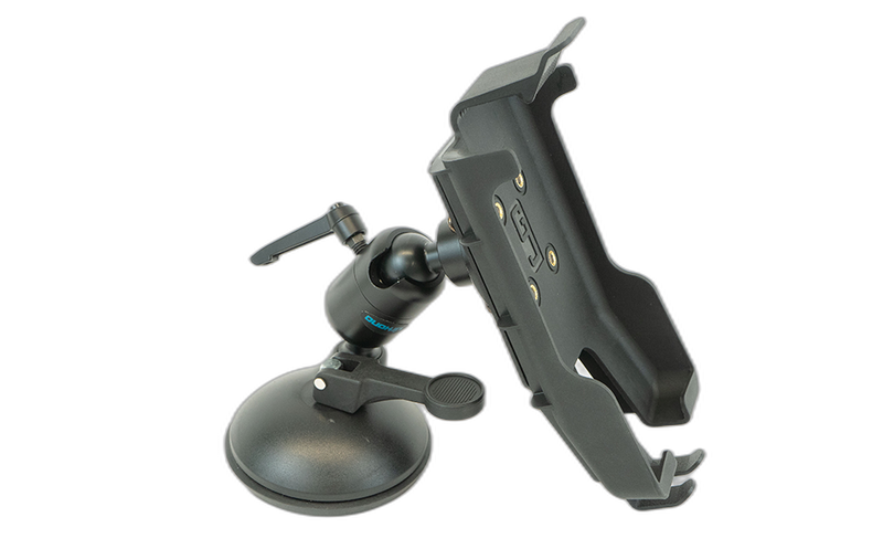 Zebra TC22/TC27 Cradle w/Zirkona Medium Joiner + Suction Cup Mount