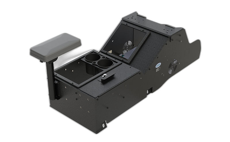 2019+ Chevrolet Silverado Wide Body Console Box with Cup Holder and Tall Rear Armrest