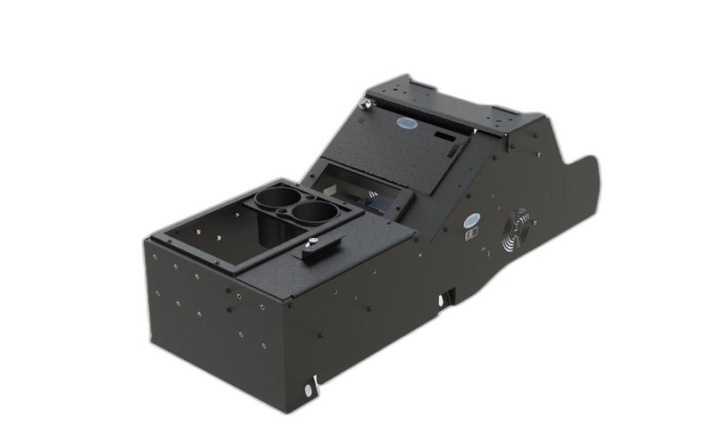 2019+ Chevrolet Silverado Wide Body Console Box with Internal Printer Mount & Cup Holder